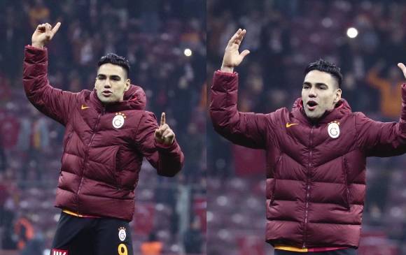 Radamel Falcao García llegó a 8 goles en la temporada con el Galatasaray. FOTO TOMADA DE TWITTER