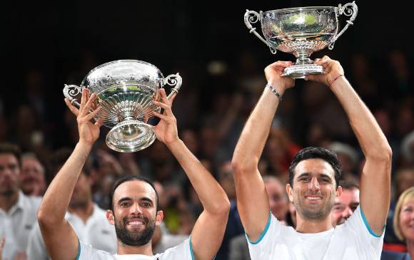 Cabal y Farah, reyes en Wimbledon hace apenas dos semanas. 
