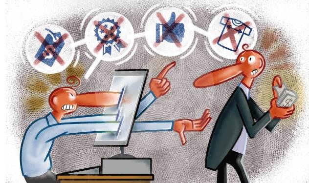 La nueva regulación contempla la reversión del pago por compras no satisfactorias en internet y sanciones al consumidor que obre de mala fe. Ilustración Esteban París