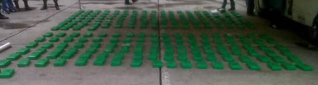 Incautaron 240 kilos de cocaína en el alto de Matasano |