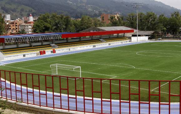 Estadio remodelado de Caldas con recursos de la Administración e Indeportes Antioquia. FOTO Donaldo Zuluaga