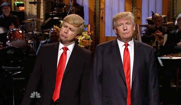 La aparición de Trump en el popular programa de humor generó protestas en Estados Unidos. FOTO: YOUTUBE