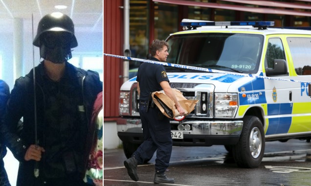 Un profesor y un alumno murieron este miércoles en un ataque con arma blanca cometido por un individuo enmascarado en una escuela de Trollhättan, Suecia. FOTO AP