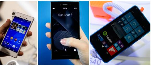 Sony, Blackberry y Microsoft presentaron sus novedades. FOTOS AP y Reuters