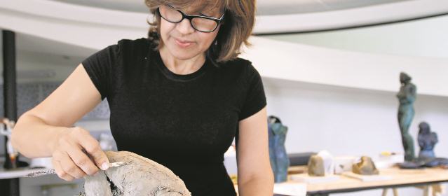 Los talleres de los escultores