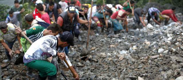 Por lo menos 20 personas atrapadas en emergencia de mina en Buriticá | Foto Juan Antonio Sánchez