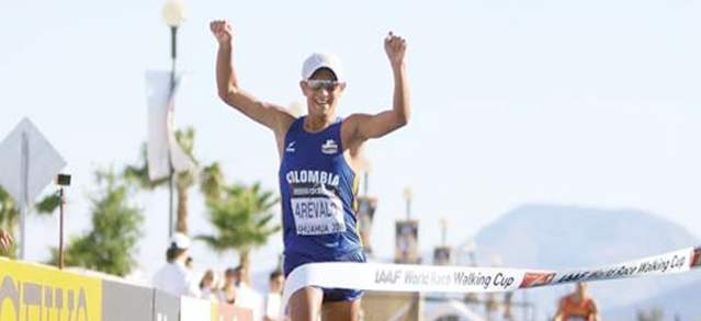 Eider Arévalo y Lorena Arenas: conquistan Mundial en Rusia | Eider Arévalo le dio oro a Colombia. Foto Cortesía.