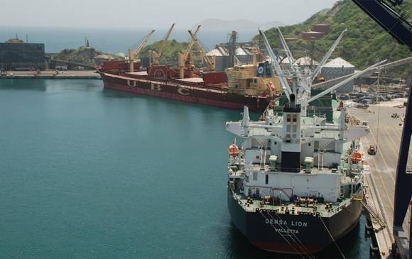 Los activos que tiene Odinsa en el puerto de Santa Marta serán vendidos, por no hacer parte del foco de negocios. FOTO cortesía
