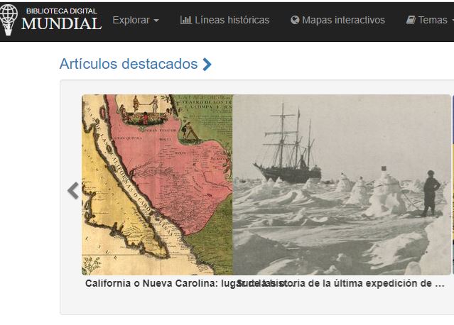 Los libros no lo abandonan estos días. La Biblioteca Digital Mundial abrió su catálogo. Foto: página web