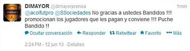 Cuenta de Twitter de la Dimayor fue hackeada