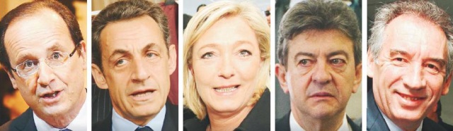 Hollande ganó la primera vuelta |