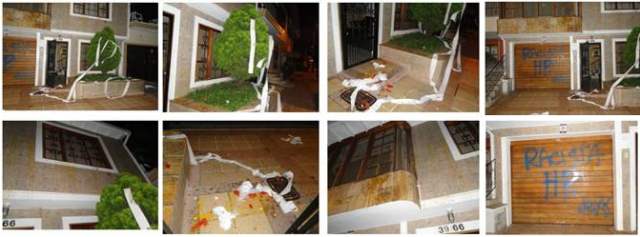 Atacan con tomates y pintura la vivienda del diputado Rodrigo Mesa |
