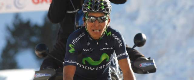 Nairo echará pulmón por Valverde en el Tour | Nairo Quintana, uno de los dos ciclistas colombianos que estará en el Tour-100 años. El otro es José Serpa (Lampre). FOTO ARCHIVO
