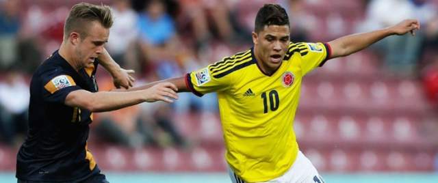 Desteñido debut de la Sub-20 en Turquía | Colombia consiguió el primer punto en el Mundial gracias al 1-1 ante Australia con Juan Quintero de figura. FOTO CORTESÍA FIFA
