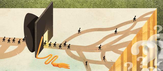 Doctores, reto de las universidades | ILUSTRACIÓN ESTEBAN PARÍS