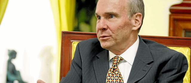 Hay señales de mejores cosas a futuro: McKinley | Michael McKinley es embajador de Estados Unidos en Colombia desde agosto de 2010, luego de ocupar igual cargo en Perú durante 3 años. Ingresó al servicio diplomático en 1982. FOTO COLPRENSA
