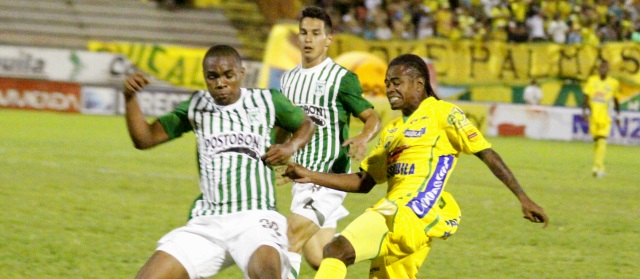Altura y clima de Ayacucho esperan al verde | Dos juveniles tuvieron la oportunidad en Nacional de jugar frente al Huila: Miller Mosquera (foto) y Víctor Cantillo. FOTO COLPRENSA