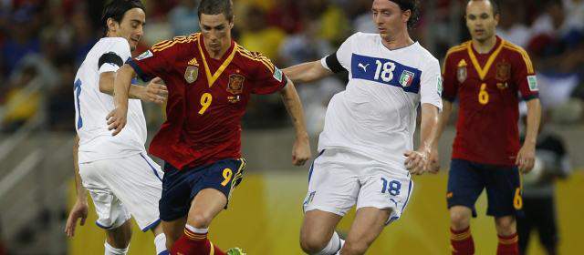 España e Italia jugarán en marzo, previo al Mundial de Brasil-2014 | La última vez que se enfrentaron las dos selecciones fue en la Copa Confederaciones de Brasil-2013. FOTO ARCHIVO-REUTERS