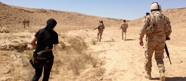 Tensión por posición rusa a ataques de E.U. en Siria | Kurdos combaten a yihadistas de Estado Islámico en Irak. FOTO AFP