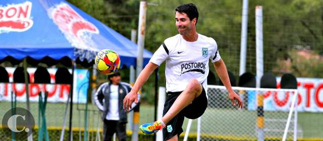 Nacional-Envigado, el clásico 67 | Juan Pablo Ángel regresó a los convocados por Liga, viene de anotar en el empate con Jaguares por Copa. FOTO Juan a. Sánchez