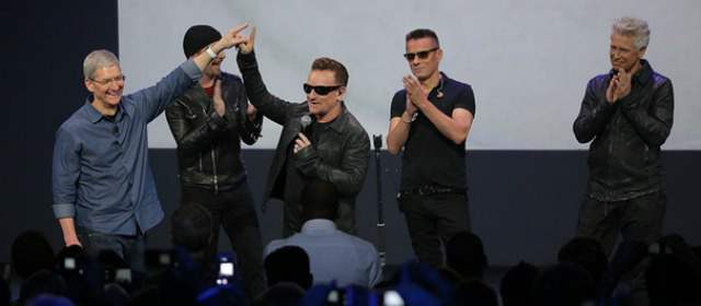 U2 ofrece gratis en iTunes su nuevo disco Songs of Innocence | FOTO APPLE LIVE
