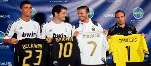 El Real Madrid se medirá al Galaxy de Beckham en agosto | La imagen corresponde a uno de los juegos del año anterior. FOTO REUTERS