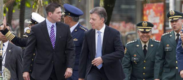 Los cambios de cúpulas se dan por ciclos | El Gobierno destacó la labor cumplida por la saliente cúpula militar y de Policía y desminitió roces. FOTO EDWIN BUSTAMANTE