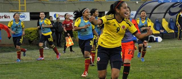 La Sub-17 de Colombia avanza con goles de la antioqueña Valentina | Festejo de la goleadora Valentina Restrepo. FOTO CORTESÍA