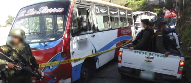 Atentaron contra la Estación de Policía en La Sierra |