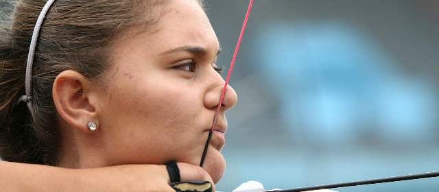 Alejandra encabeza a los novatos del arco en Chile | María Isabel Restrepo, una de las paisas juveniles. FOTO cortesía