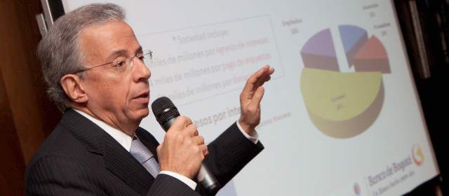 Los bancos están muy caros | Alejandro Figueroa Jaramillo, presidente del Banco de Bogotá. FOTO CORTESIA