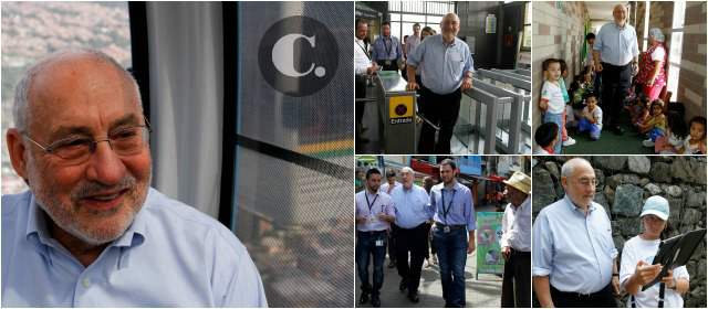"Medellín le apostó a la brillantez y me sorprendió": Joseph Stiglitz | De Medellín, Stiglitz resaltó que las políticas públicas han pensado en espacios para todos y en la manera en que la gente interactúa para asegurarse de que sea una ciudad en la que se pueda habitar. FOTOS DONALDO ZULUAGA