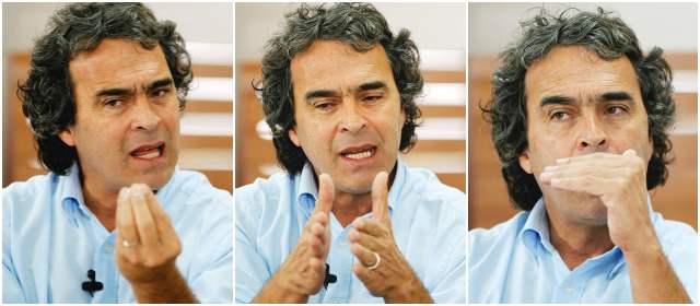 Entre otros temas, el gobernador Fajardo habló de educación, seguridad y la minería en el departamento. FOTO JAIME PÉREZ