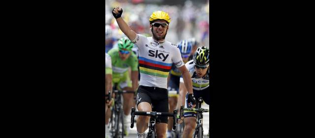 Cavendish empezó la cuenta en el Tour | Mark Cavendish (Sky) ya ganó la primera etapa. FOTO REUTERS