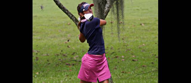 Paula Hurtado terminó tranquila pese a la eliminación | Hurtado tiene como objetivo jugar el Lpga Tour. FOTO JAIME PÉREZ