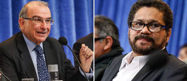 Los 10 puntos de tensión entre el Gobierno y las Farc | Mientras el el jefe negociador del Gobierno, Humberto de la Calle se vio calculado y con prudencia política, el jefe negociador de las Farc Iván Marquez justificó la lucha armada con una crítica a la economía, el Estado y el problema de la tierra.Foto: AP