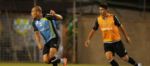 Gremio ya pasó y dejó su huella en el Atanasio | Gremio entrenó dos veces en Envigado. FOTO ROBINSON SÁENZ