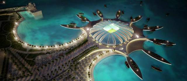 Por el calor, el Mundial de Qatar 2022 se jugaría en plena Navidad | El Doha Port Stadium será uno de los símbolos del Mundial de Qatar de 2022. FOTO archivo
