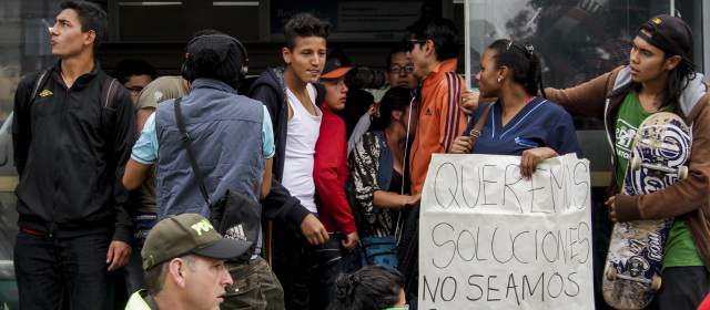 Capturan a cuatro personas en bloqueos en estaciones de Transmilenio |
