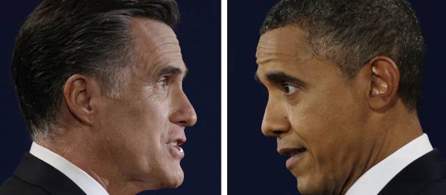 Encuesta previa al debate da a Obama y Romney un 46 por ciento de respaldo |