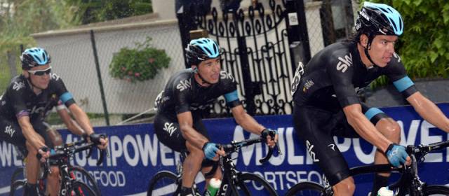 Rigoberto Urán conservó el tercer puesto; Sergio Luis ascendió al once en el Giro de Italia | FOTO CORTESÍA TEAM SKY