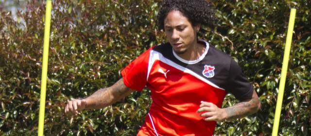 Debut y regreso en el DIM, con Pino y Arboleda | Juan Pablo Pino, jugador del Medellín. FOTO ESTEBAN VANEGAS