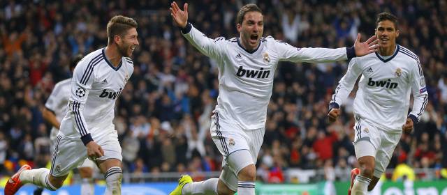 Real Madrid se impuso con facilidad al Galatasaray | Gonzalo Higuaín puso el tercer gol de la noche con el que el Real viajará tranquilo a Turquía. FOTO AP
