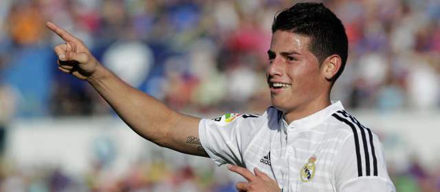 James: cuarto gol con Real y 45 en Europa | James Rodríguez se adaptó rápido en Real Madrid. FOTO REUTERS