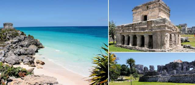 Tulum, la ciudad de los Mayas que hechizó a Hernán Cortés | Luego de recorrer las ruinas mayas de Tulum es posible bajar del mirador a la playa. FOTO NATALIA ESTEFANÍA BOTERO