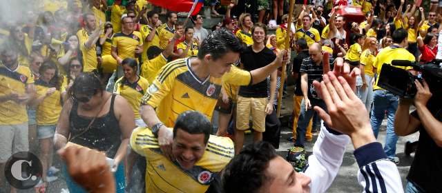 Que no haya desmanes por partido de Colombia | Las anteriores presentaciones de la selección han motivado gran presencia de aficionados en las calles. FOTO JULIO CÉSAR HERRERA