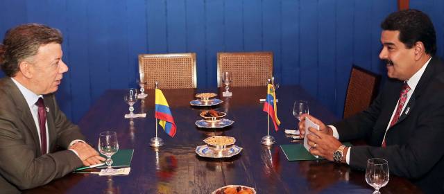 El mandatario colombiano dijo que aún no se ha definido el lugar de la cita, pero indicó que "posiblemente será en Santa Marta". FOTO AFP