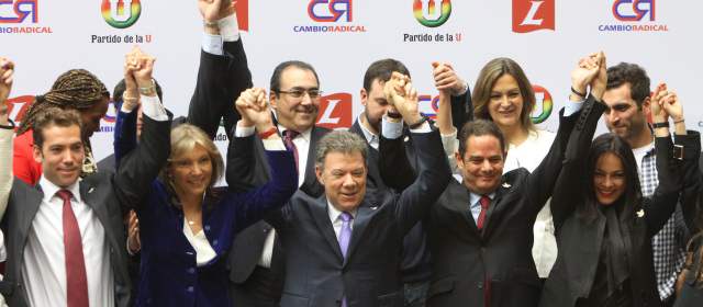 Santos y Vargas Lleras inscribieron su candidatura presidencial |