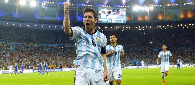 Ocho años después Messi volvió a marcar gol en un Mundial. FOTO AP