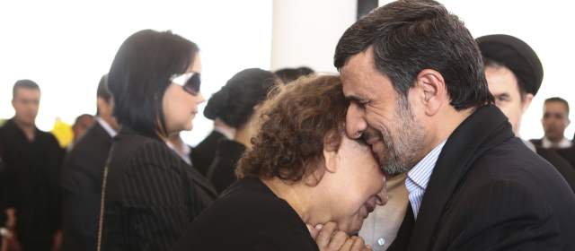 Esta es la imagen por la que fue criticado el Presidente iraní. FOTO AP
